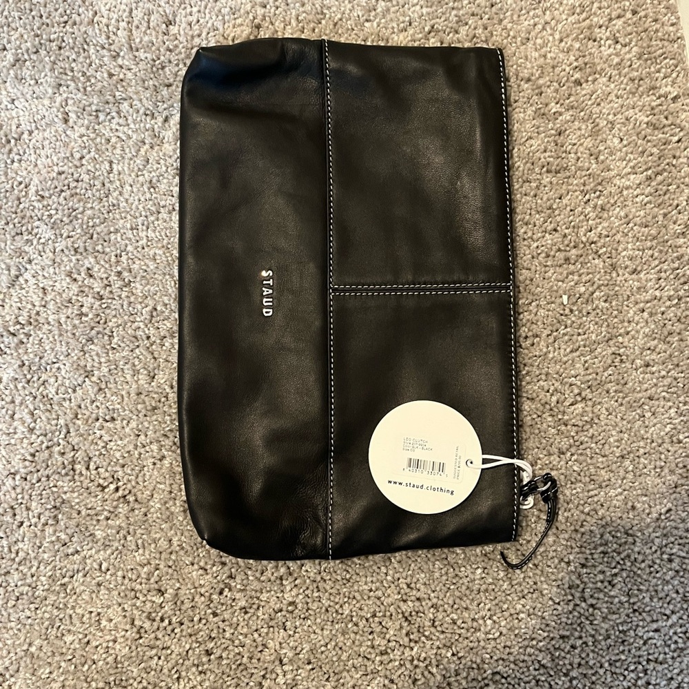 STAUD Black LEO CLUTCH